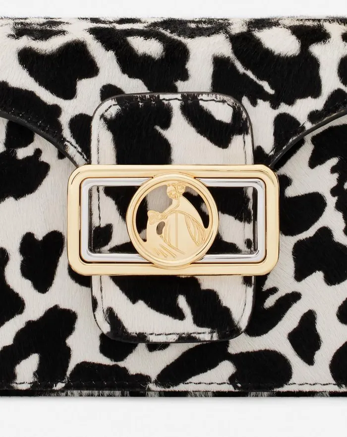Women Lanvin Crossbody Bags and Shoulder Bags Nano Pencil Cat Bag In Ponyeffect Leather Blackwhite Women Lanvin Crossbody Bags and Shoulder Bags Nano Pencil Cat Bag In Ponyeffect Leather Blackwhite