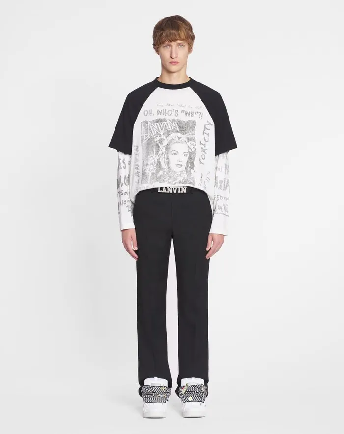 Women Lanvin TShirts and Sweatshirts Lanvin X Future Longsleeved Print Tshirt Black Women Lanvin TShirts and Sweatshirts Lanvin X Future Longsleeved Print Tshirt Black