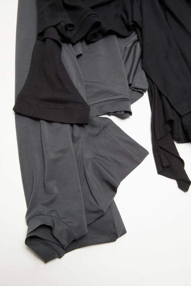Women Layered Skirt Anthracite Grey Acne Studios Skirts