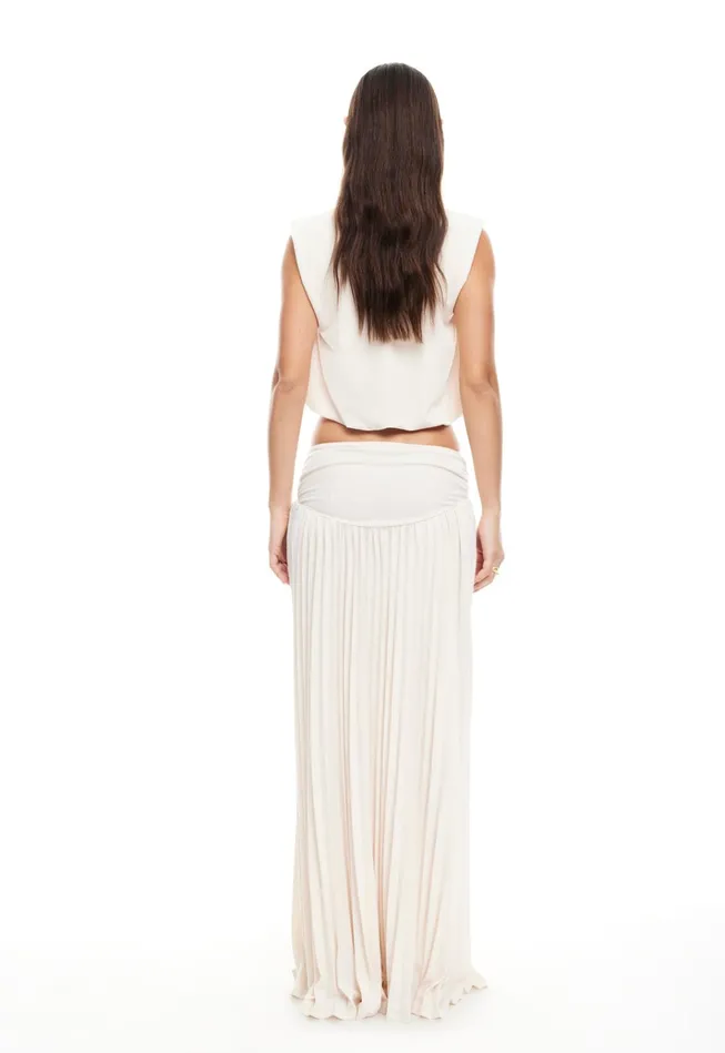 Women Lioness Fashion Bottoms FIELD OF DREAMS MAXI SKIRT Ivory Women Lioness Fashion Bottoms FIELD OF DREAMS MAXI SKIRT Ivory