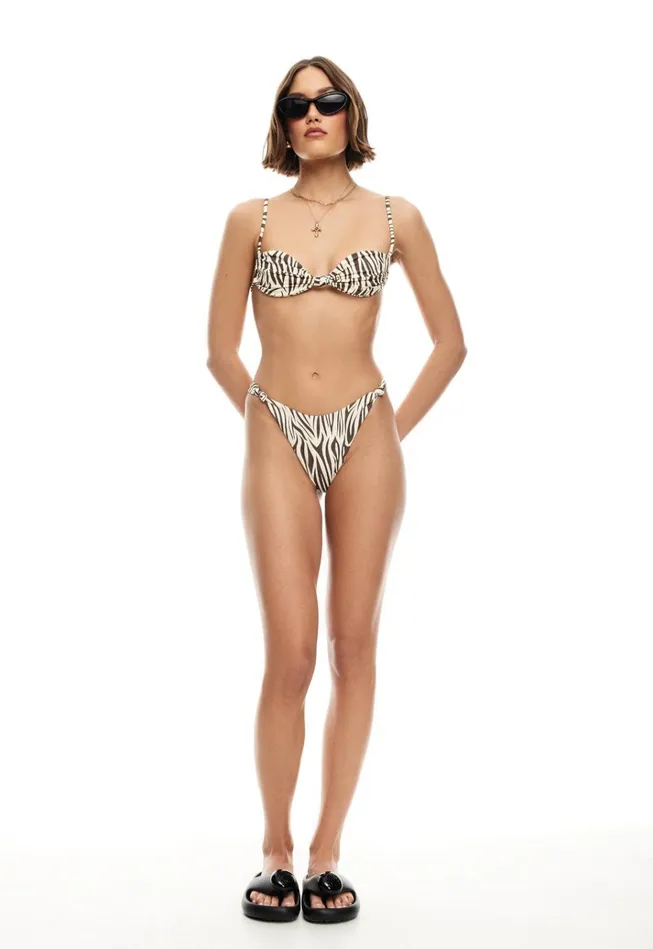 Women Lioness Fashion Bottoms NAOMI KNOT BOTTOM Zebra