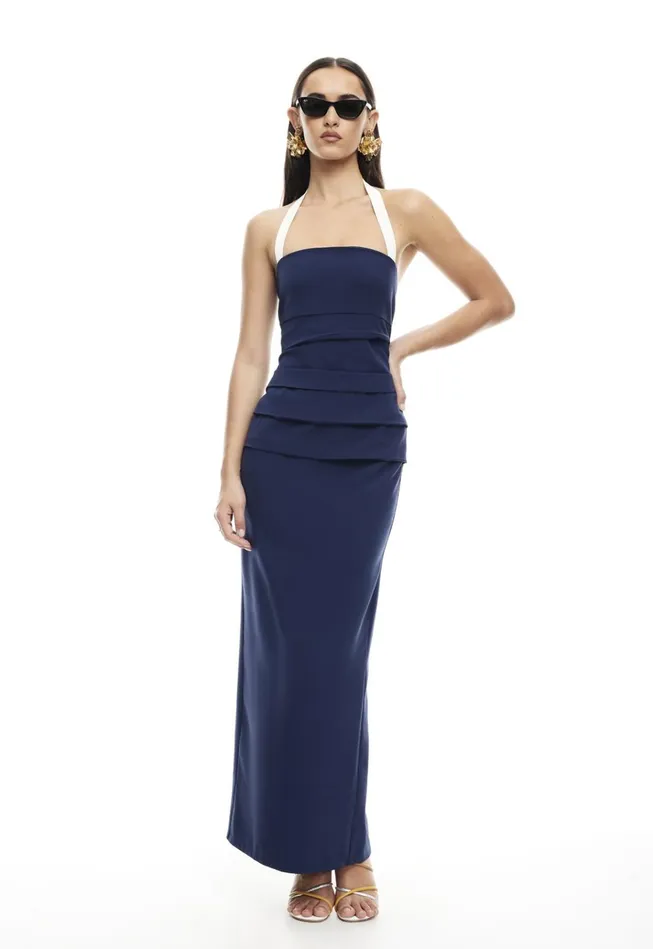 Women Lioness Fashion Dresses 1999 MAXI DRESS Navy