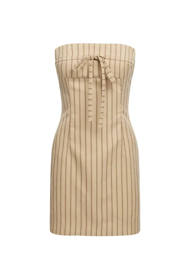 Women Lioness Fashion Dresses CLUB LIONESS MINI DRESS Stone Stripe Women Lioness Fashion Dresses CLUB LIONESS MINI DRESS Stone Stripe