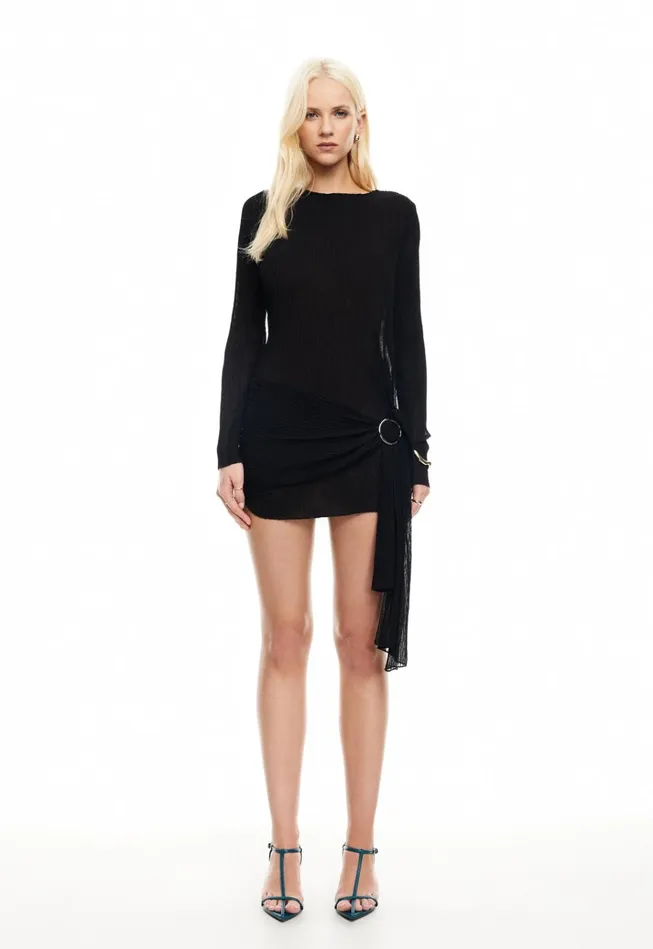 Women Lioness Fashion Dresses FORD MINI DRESS Onyx Women Lioness Fashion Dresses FORD MINI DRESS Onyx