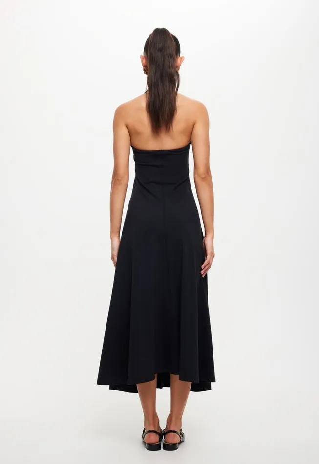 Women Lioness Fashion Dresses NIRVANA MIDI DRESS Onyx
