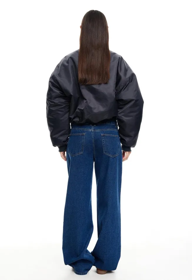 Women Lioness Fashion Outerwear ESSENTIAL BOMBER Dark Slate Women Lioness Fashion Outerwear ESSENTIAL BOMBER Dark Slate