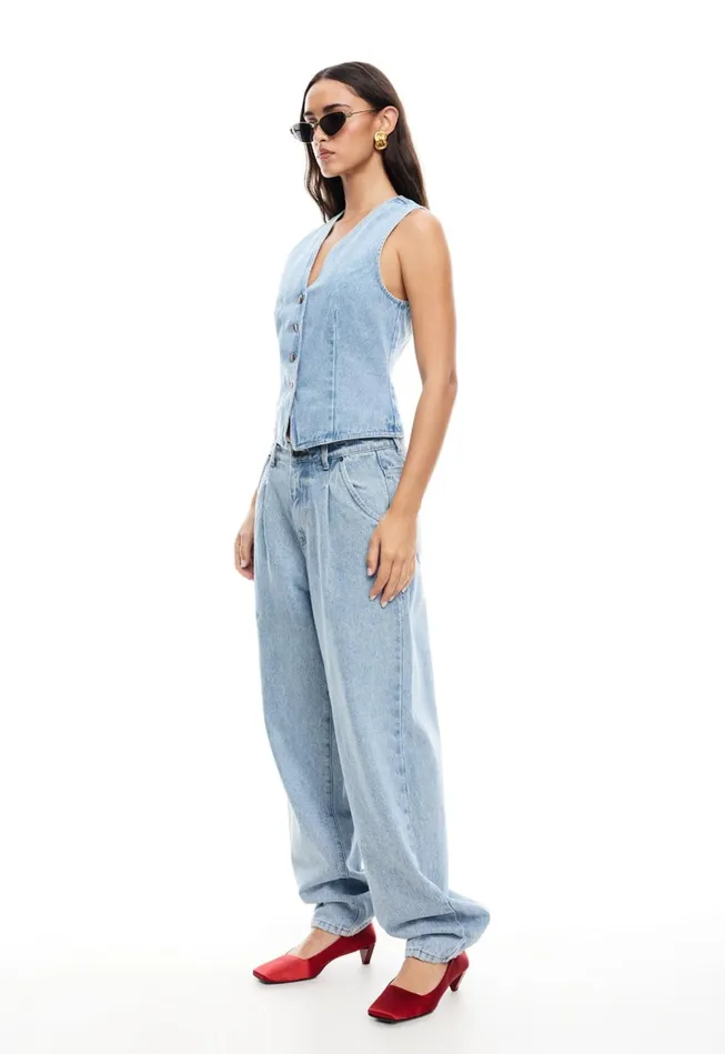 Women Lioness Fashion Pants ON MY WAY DENIM JEAN Classic Denim Women Lioness Fashion Pants ON MY WAY DENIM JEAN Classic Denim