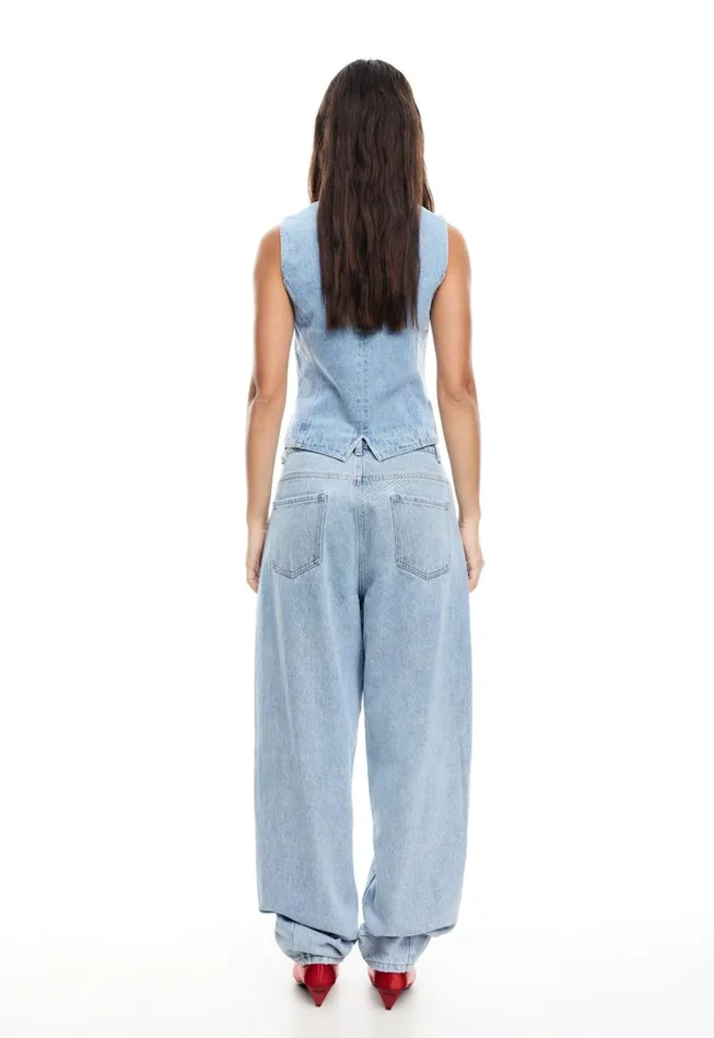 Women Lioness Fashion Pants ON MY WAY DENIM JEAN Classic Denim Women Lioness Fashion Pants ON MY WAY DENIM JEAN Classic Denim
