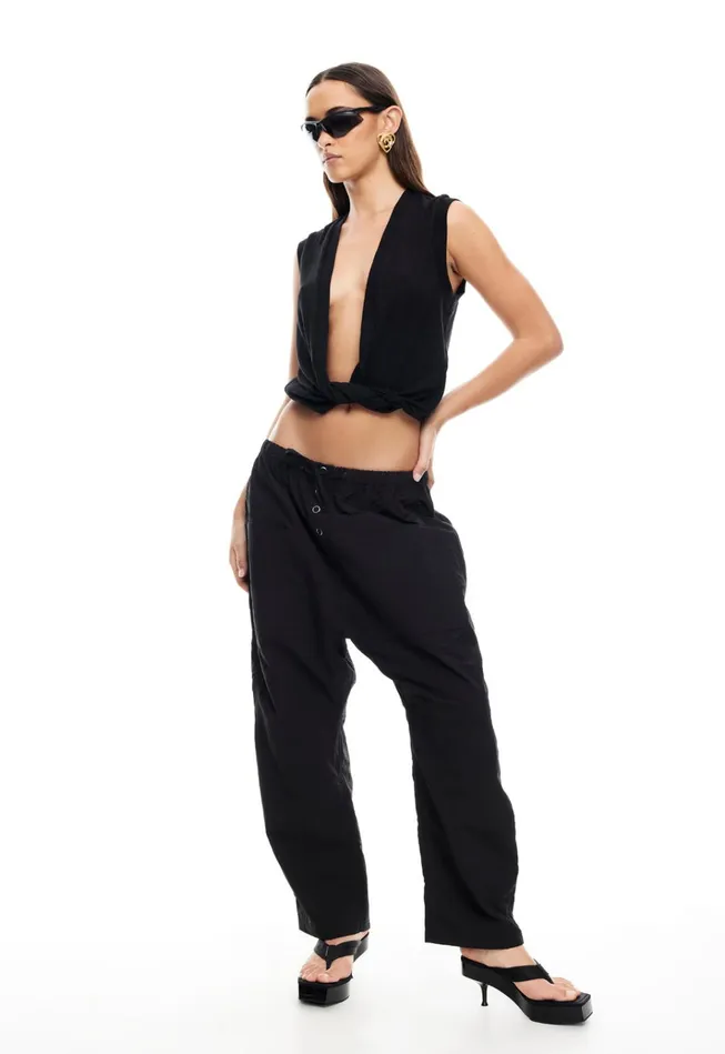 Women Lioness Fashion Pants PARSONS CARGO Onyx Women Lioness Fashion Pants PARSONS CARGO Onyx