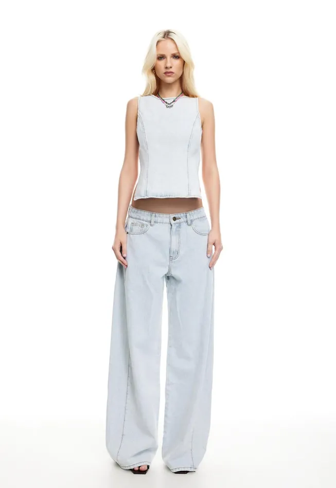 Women Lioness Fashion Pants WESTWOOD JEAN Light Denim Women Lioness Fashion Pants WESTWOOD JEAN Light Denim