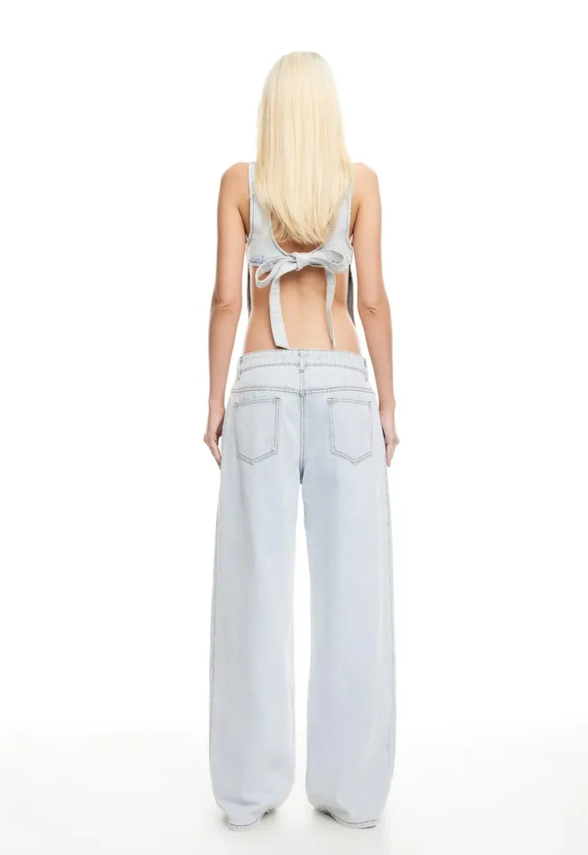 Women Lioness Fashion Pants WESTWOOD JEAN Light Denim Women Lioness Fashion Pants WESTWOOD JEAN Light Denim