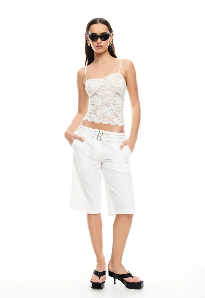 Women Lioness Fashion Shorts BACKSTAGE JORT Ivory