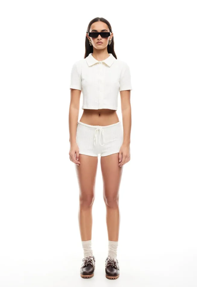 Women Lioness Fashion Shorts WOLFGANG SHORT Ivory
