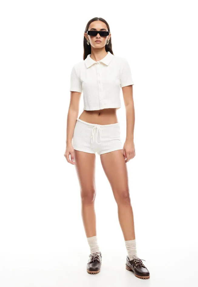 Women Lioness Fashion Shorts WOLFGANG SHORT Ivory Women Lioness Fashion Shorts WOLFGANG SHORT Ivory