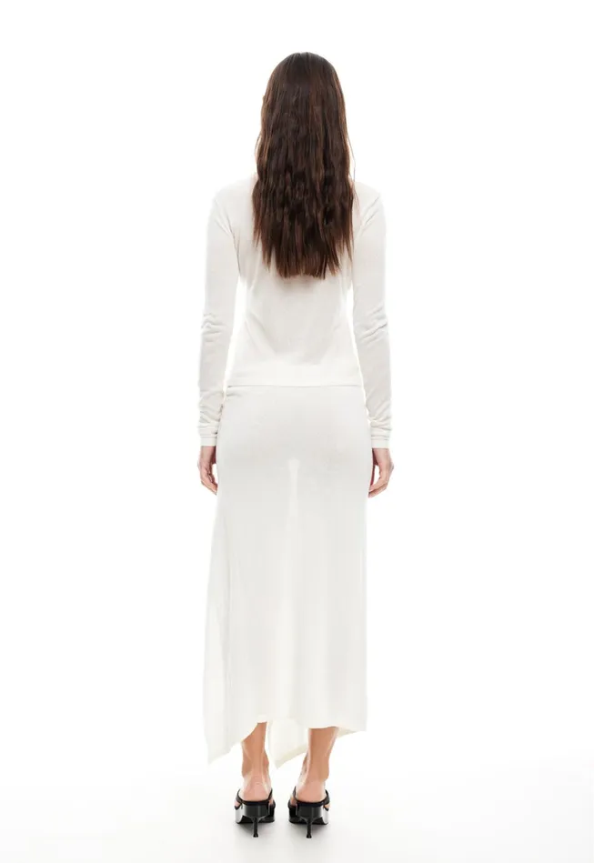Women Lioness Fashion Skirts BANKS MIDI SKIRT Ivory Women Lioness Fashion Skirts BANKS MIDI SKIRT Ivory