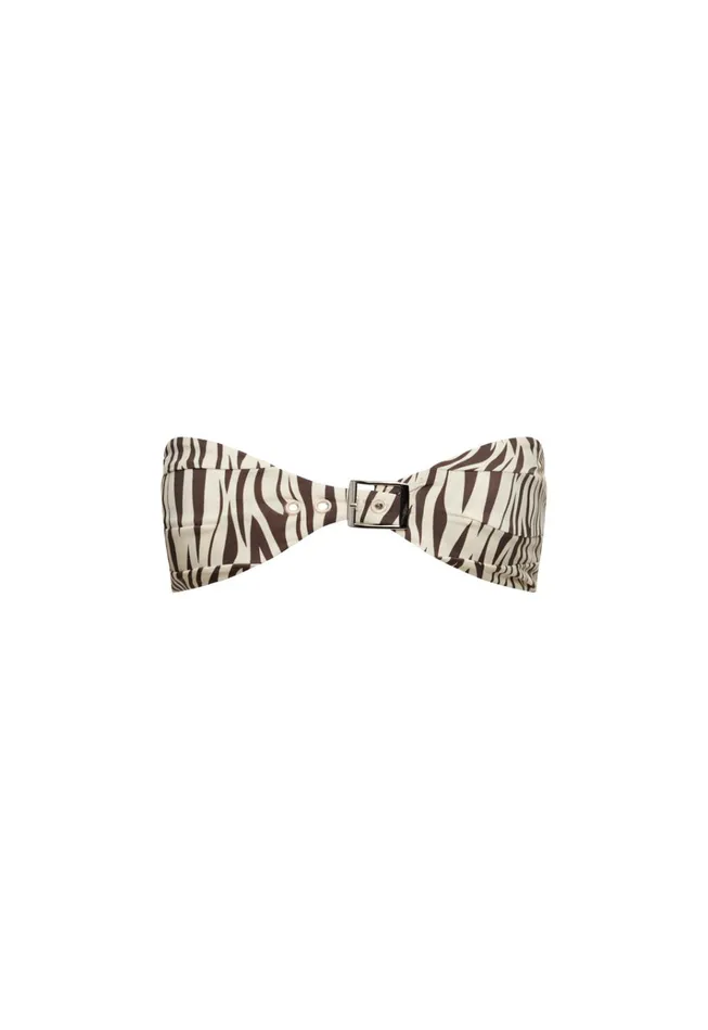 Women Lioness Fashion Tops CLAUDIA BANDEAU Zebra