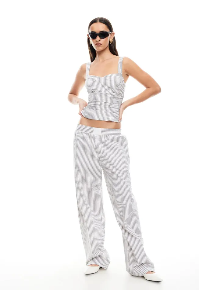 Women Lioness Fashion Tops COBAIN CORSET Ivory Multi Stripe Women Lioness Fashion Tops COBAIN CORSET Ivory Multi Stripe