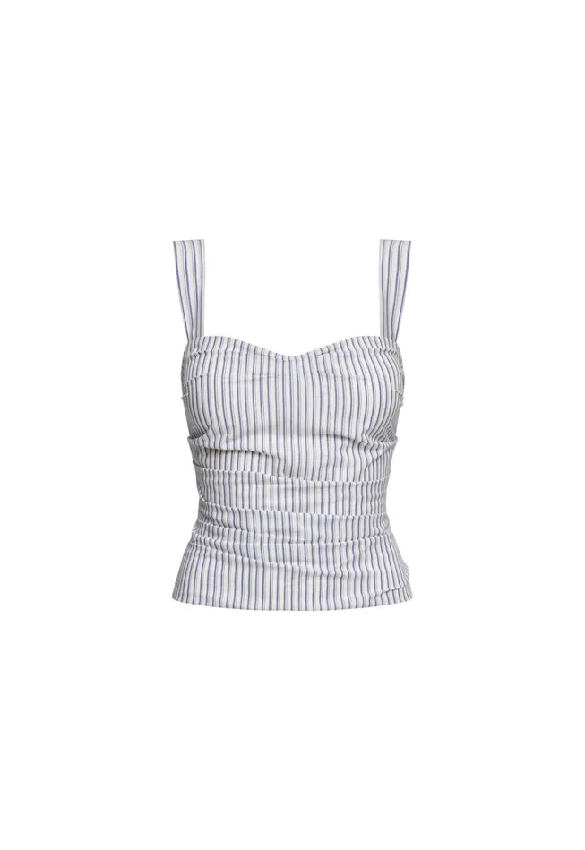 Women Lioness Fashion Tops COBAIN CORSET Ivory Multi Stripe Women Lioness Fashion Tops COBAIN CORSET Ivory Multi Stripe