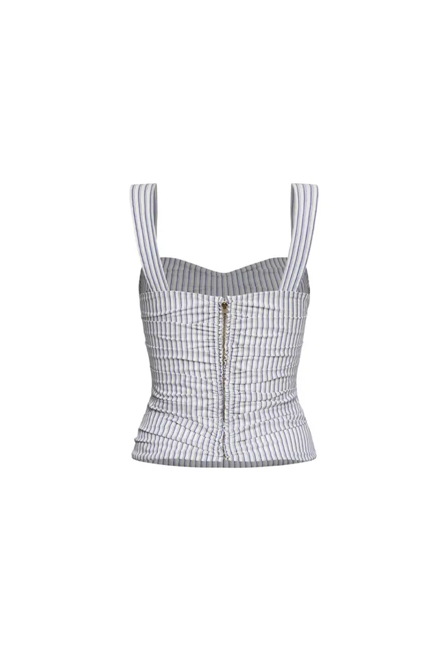 Women Lioness Fashion Tops COBAIN CORSET Ivory Multi Stripe Women Lioness Fashion Tops COBAIN CORSET Ivory Multi Stripe