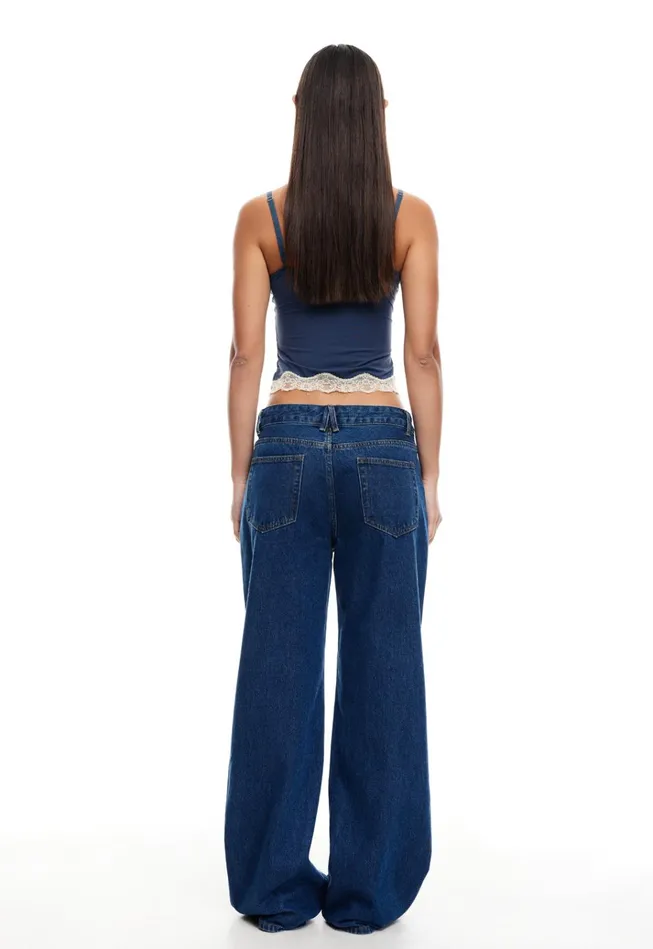 Women Lioness Fashion Tops TOP MODEL CAMI Navy