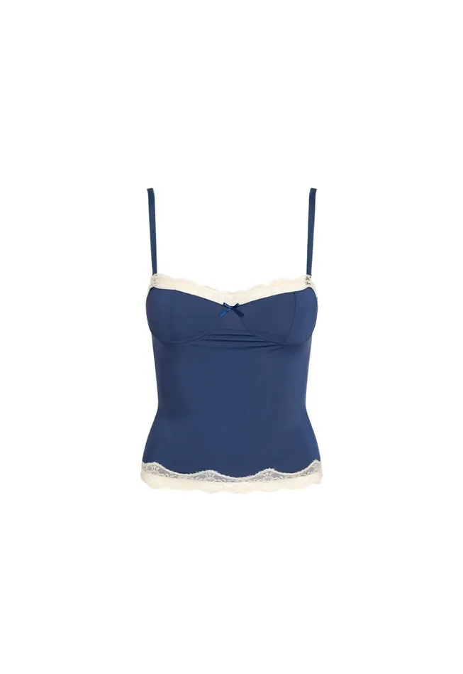 Women Lioness Fashion Tops TOP MODEL CAMI Navy