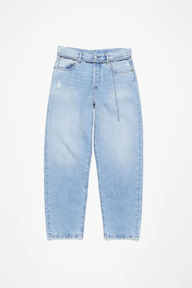 Women Loose Fit Jeans 8211 1991 Toj Light Blue Acne Studios Jeans