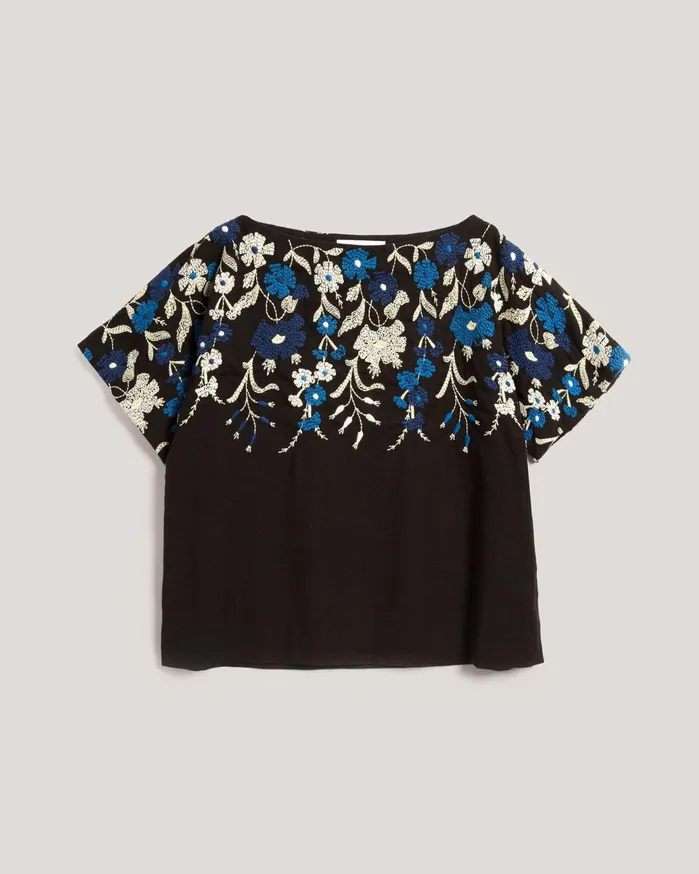 Women Magnolia Top Black Multi YMC Shirts