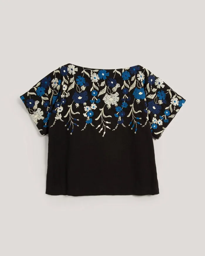 Women Magnolia Top Black Multi YMC Shirts