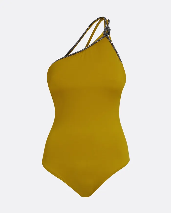 Women Mathildae Chartreuse Swimsuit Chartreuse Swimwear Safiyaa