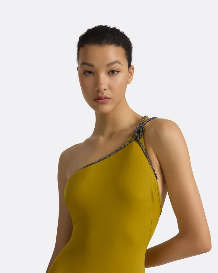 Women Mathildae Chartreuse Swimsuit Chartreuse Swimwear Safiyaa