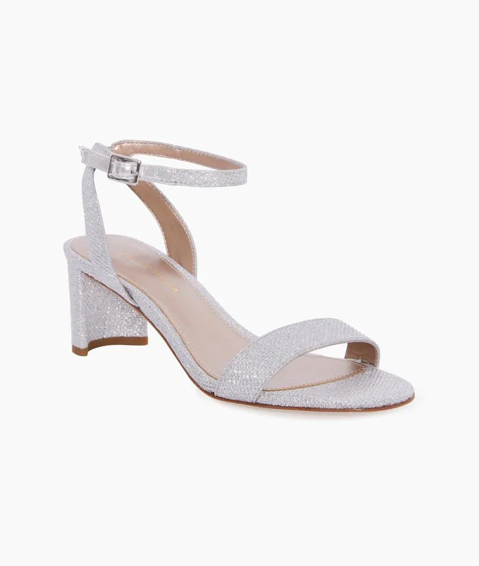Women Moira 2 Low Heel 8211 Silver Pelle Moda Low Heels Women Moira 2 Low Heel 8211 Silver Pelle Moda Low Heels