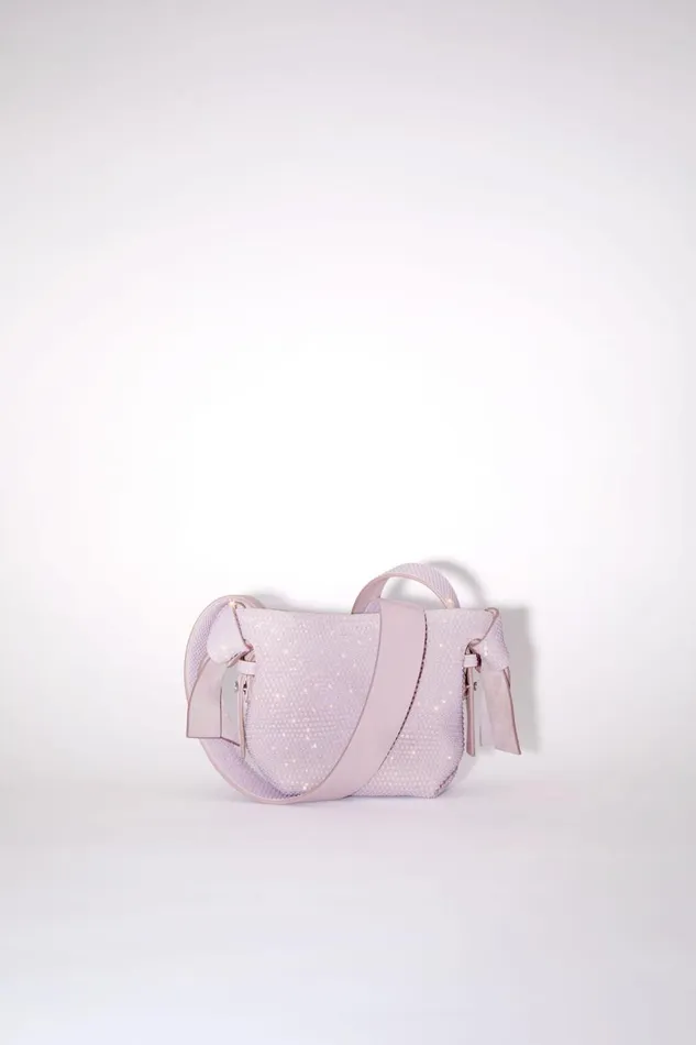 Women Musubi Micro Shoulder Bag Pale Pink Acne Studios Bags