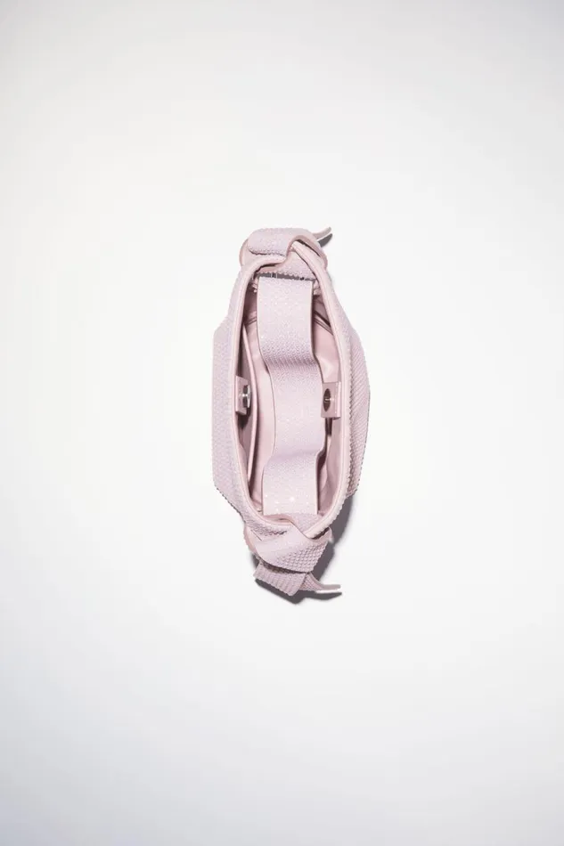 Women Musubi Micro Shoulder Bag Pale Pink Acne Studios Bags