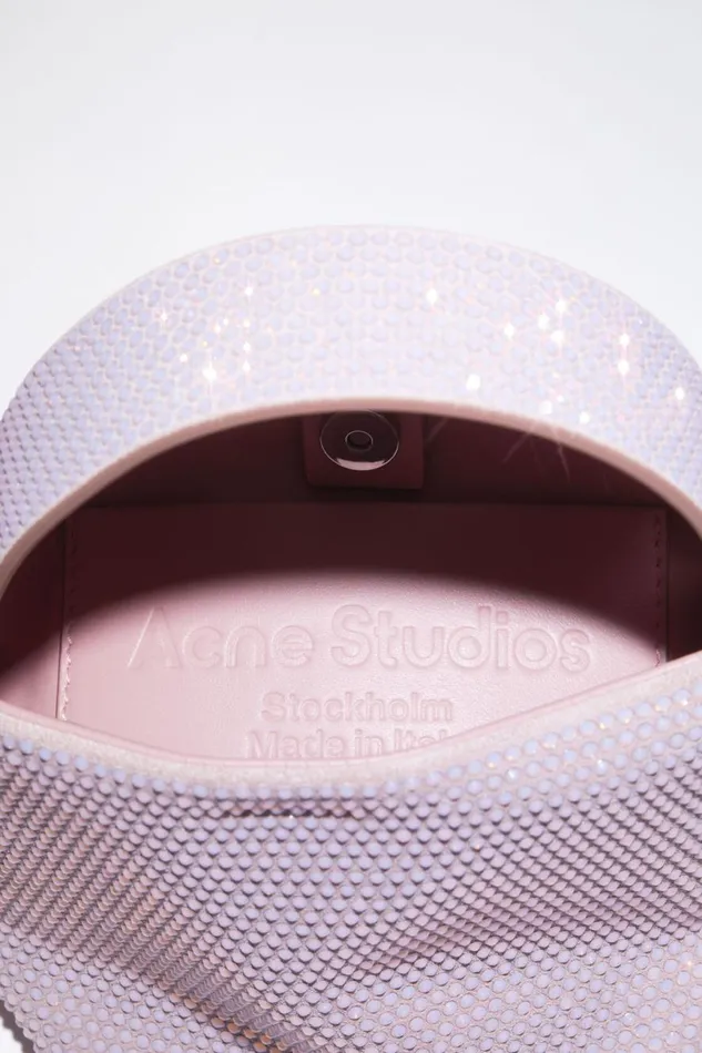 Women Musubi Micro Shoulder Bag Pale Pink Acne Studios Bags