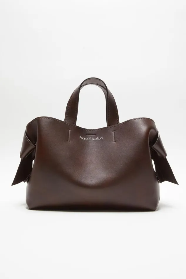 Women Musubi Midi Tote Dark Brown Acne Studios Bags