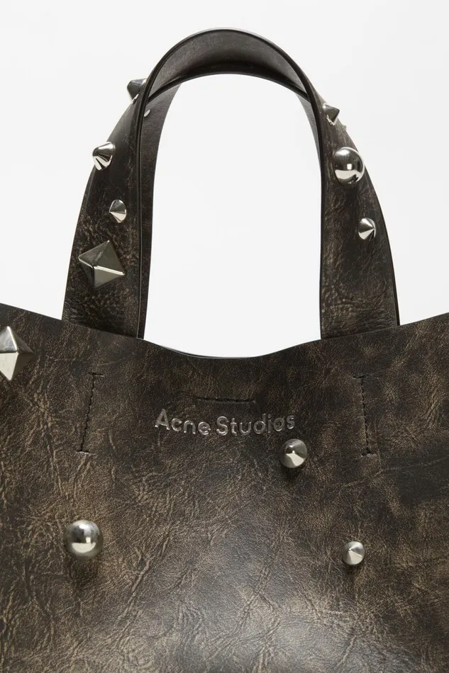 Women Musubi Midi Tote Dark Brown Acne Studios Bags