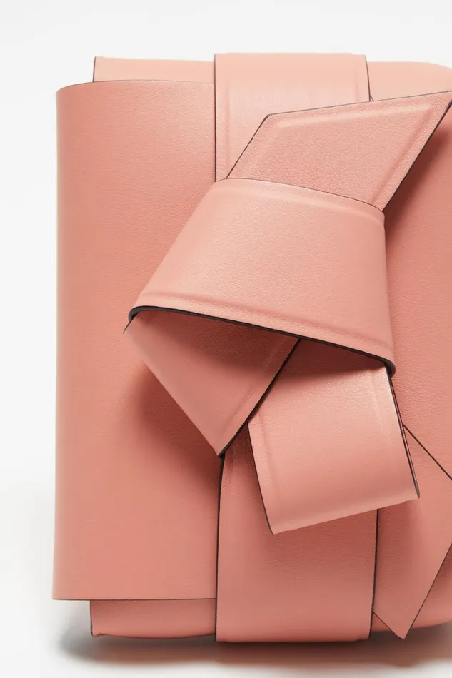 Women Musubi Mini Crossbody Bag Salmon Pink Acne Studios Bags