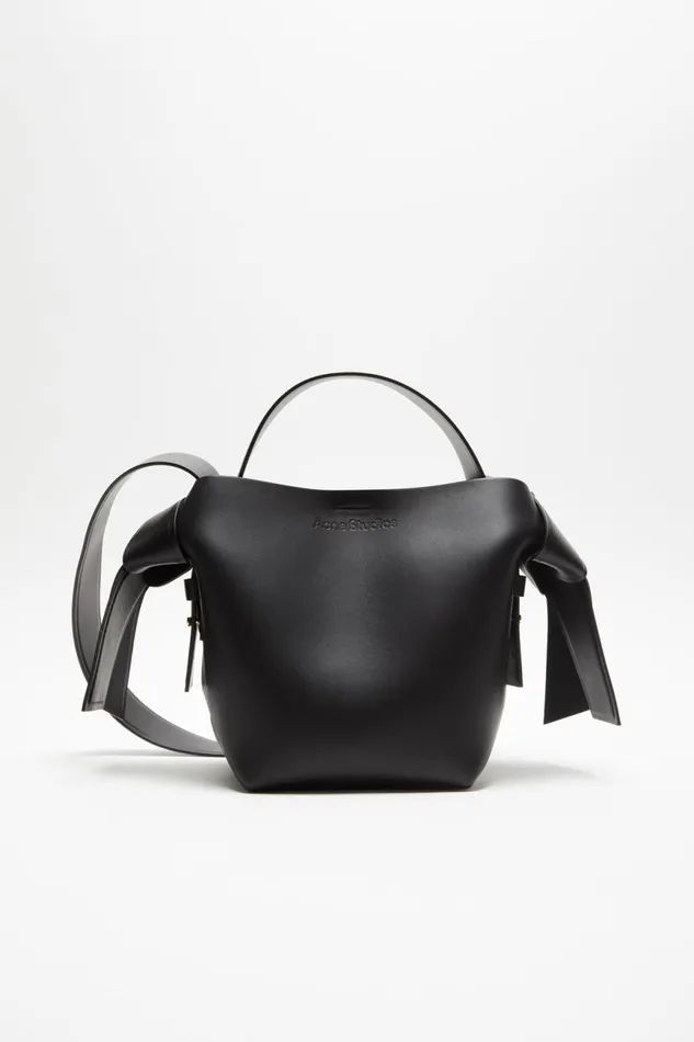 Women Musubi Mini Shoulder Bag Black Acne Studios Bags