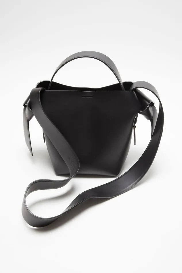 Women Musubi Mini Shoulder Bag Black Acne Studios Bags