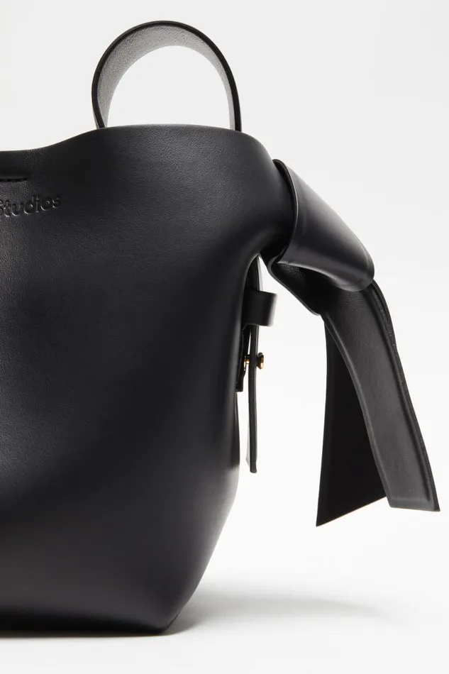 Women Musubi Mini Shoulder Bag Black Acne Studios Bags