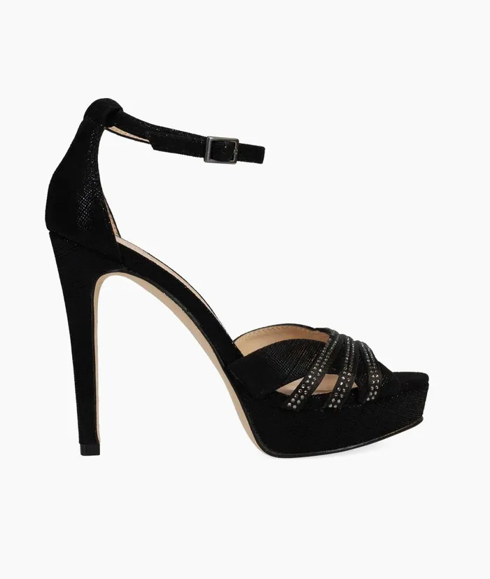 Women Olwyn Platform 8211 Black Pelle Moda Platforms