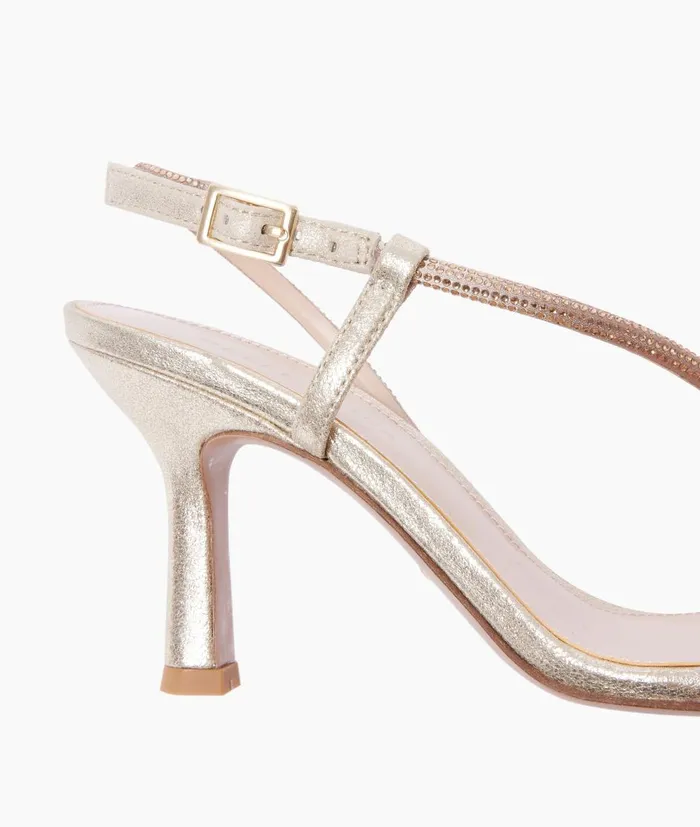Women Osment 2 Heel 8211 Gold Pelle Moda High Heels Women Osment 2 Heel 8211 Gold Pelle Moda High Heels