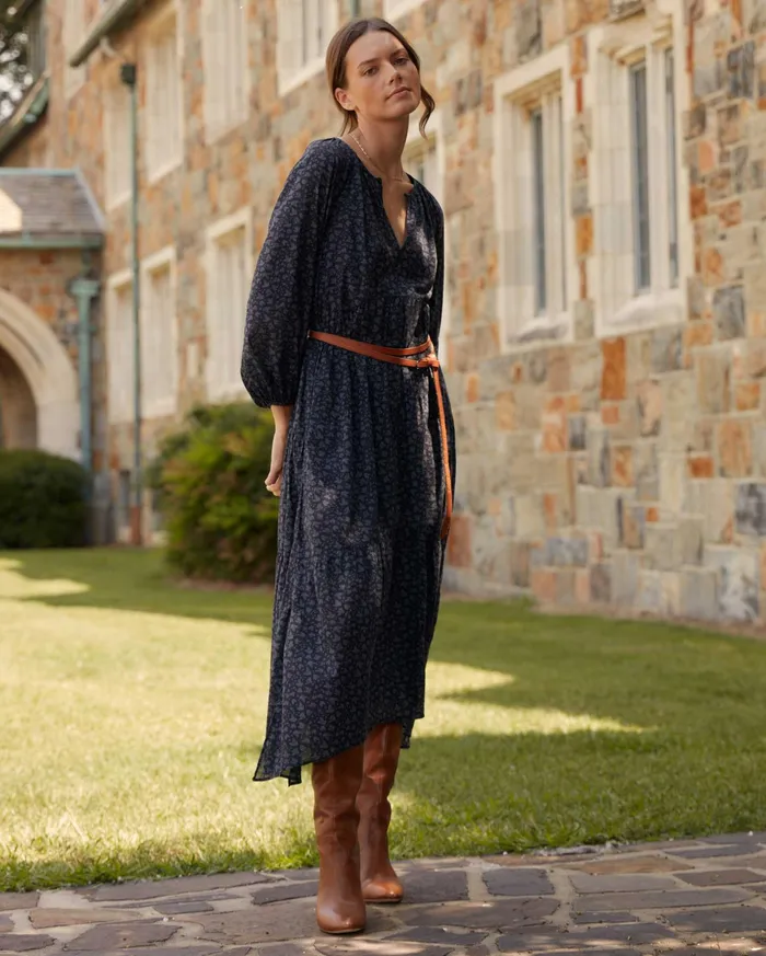 Women Petticoat Dress Navy Billy Reid Dresses