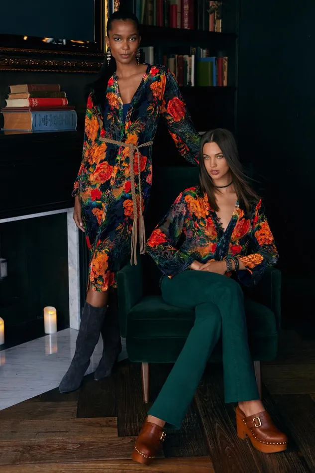 Women Plus Size Johnny Was BOTINA BURNOUT BLOUSE Catalina Blue Burnout Women Plus Size Johnny Was BOTINA BURNOUT BLOUSE Catalina Blue Burnout