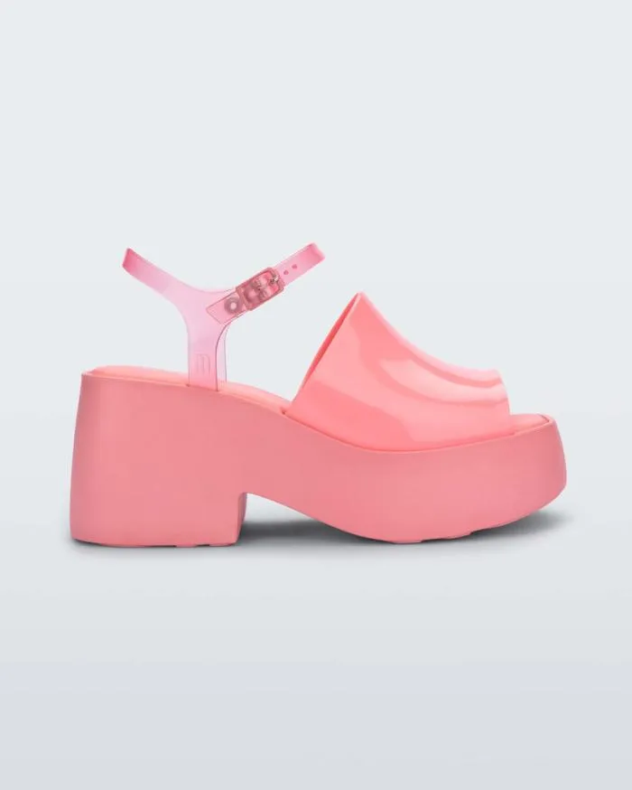 Women Pose Pinkpink Melissa Platforms