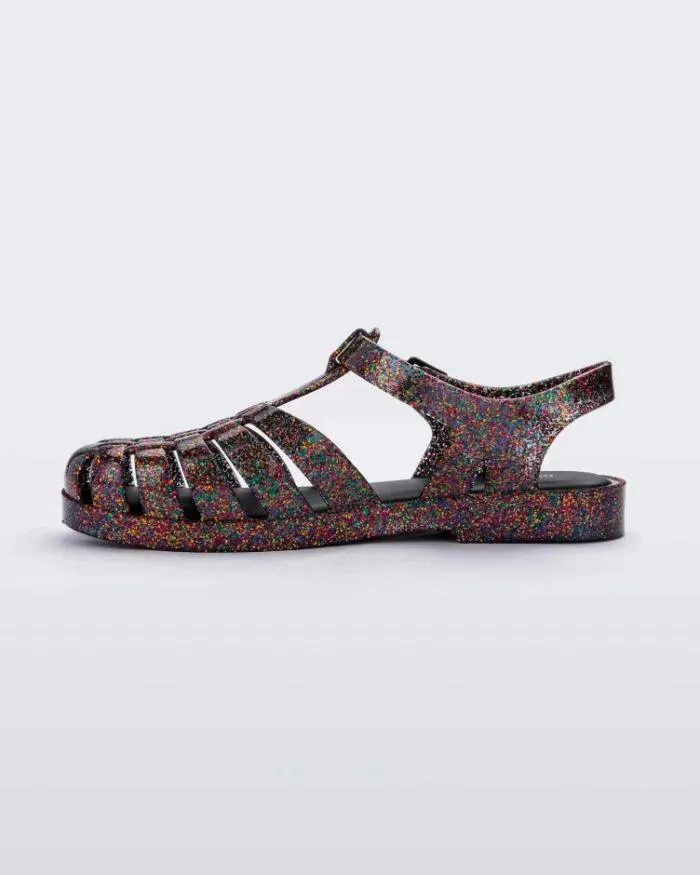 Women Possession Mixed Glitter Glass Melissa Sandals