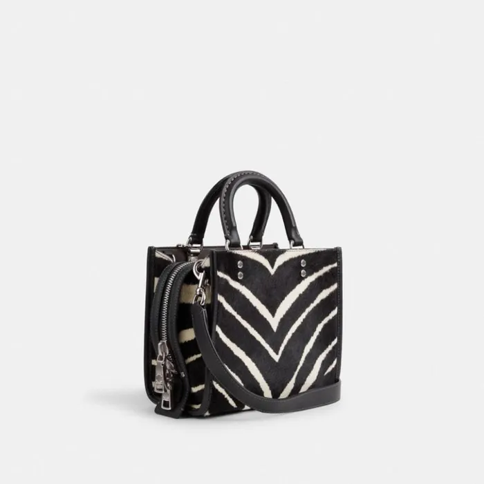 Women Rogue 20 In Haircalf With Zebra Print Silverzebra Coach Satchels and Top Handles Women Rogue 20 In Haircalf With Zebra Print Silverzebra Coach Satchels and Top Handles
