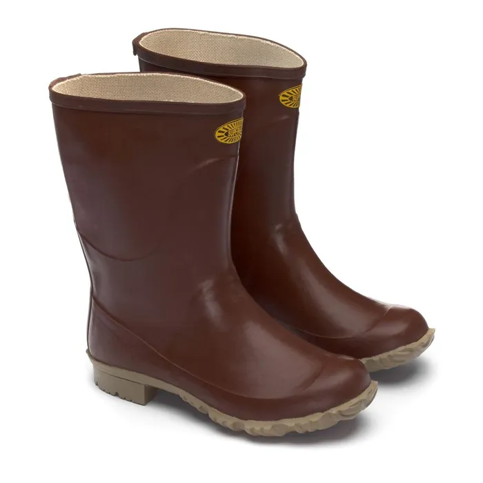 Women Rubber Boots Unisex 7077TRONCHETTO PADUS High Cut BROWN Superga Gumboots