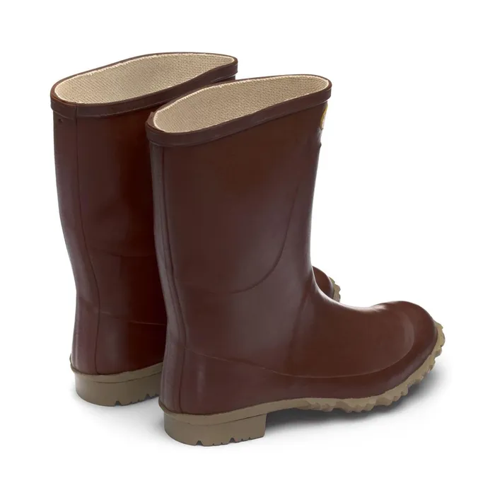 Women Rubber Boots Unisex 7077TRONCHETTO PADUS High Cut BROWN Superga Gumboots
