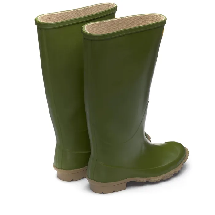 Women Rubber Boots Unisex 7266GINOCCHIO PADUS High Cut OLIVE Superga Gumboots